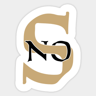 NOS New Orleans Saints Sticker